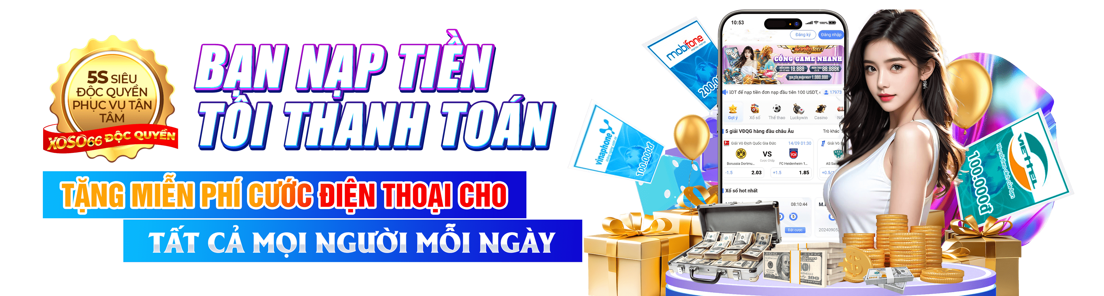 Hình ảnh quảng cáo của k8 hiển thị nền tảng và các lợi ích