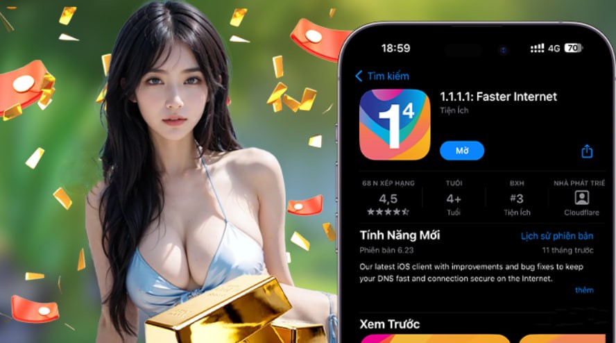 Hình ảnh quảng cáo của k8 hiển thị nền tảng và các lợi ích